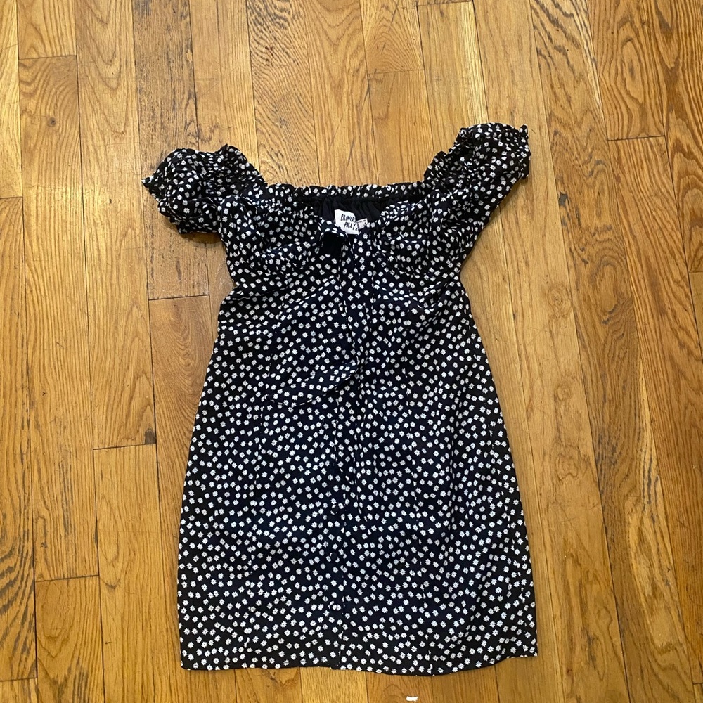 Princess Polly Black Floral Dress